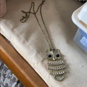 💥$1 with bundle💥 Long Owl Necklace